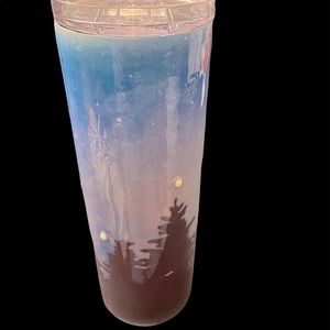 Sublimation Glow in the dark star epoxy tumbler